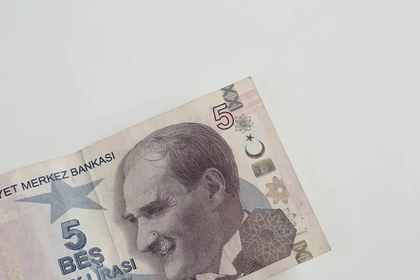 Turkisk Valuta Turkiska Lira Sedlar — Stockfoto