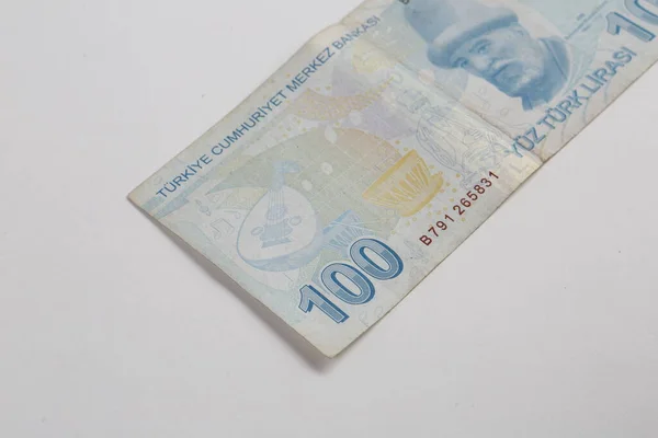 Türkische Währung Türkische Lira Banknoten — Stockfoto