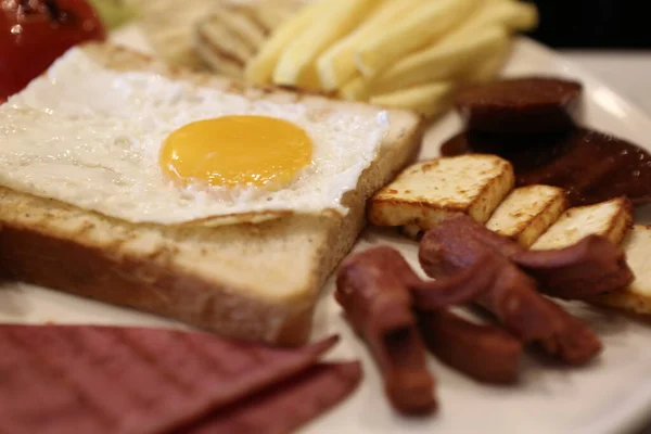 Rika Och Utsökt Turkisk Frukost — Stockfoto