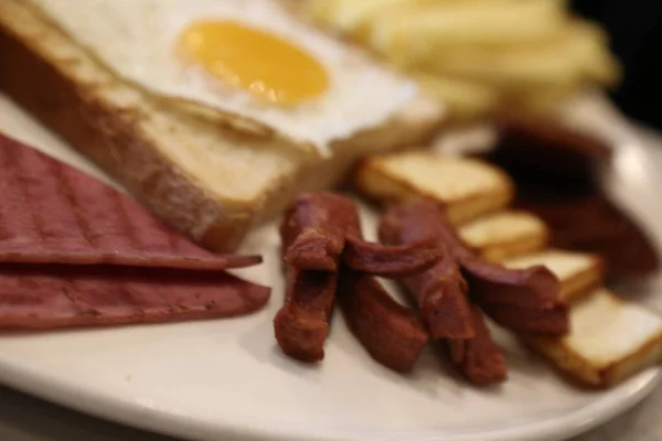 Rika Och Utsökt Turkisk Frukost — Stockfoto