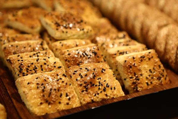 Gruppo Biscotti Assortiti Gocce Cioccolato Farina Avena Uvetta Cioccolato Bianco — Foto Stock