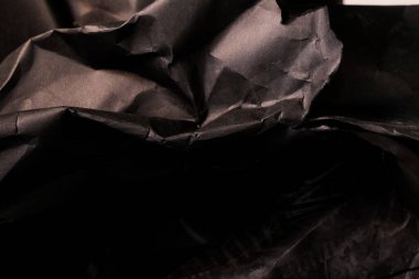 siyah buruşmuş kağıt arkaplan grunge doku arkaplanı