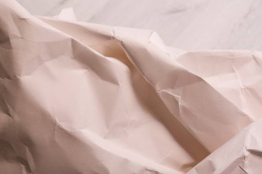 Beyaz buruşmuş kağıt arkaplan grunge doku arkaplanı