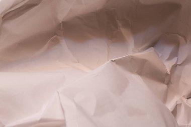 Beyaz buruşmuş kağıt arkaplan grunge doku arkaplanı