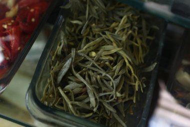 Geleneksel Türk ve Yunan yemek meze masası