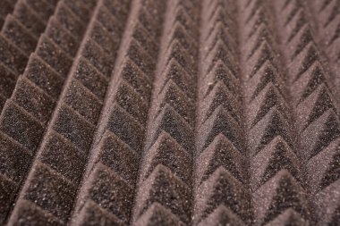 Stüdyo ses akustik köpük arka plan yakın çekim