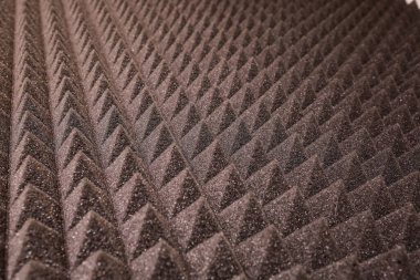 Stüdyo ses akustik köpük arka plan yakın çekim