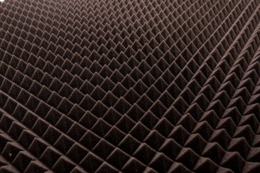 Stüdyo ses akustik köpük arka plan yakın çekim