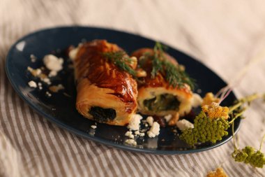 Lezzetli doğal estetik fırınlanmış ekmek