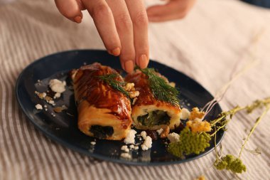 Lezzetli doğal estetik fırınlanmış ekmek