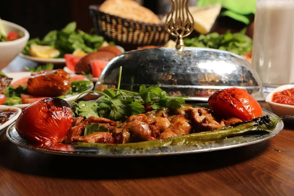 Ramadan Traditionnel Turc Arabe Kebab — Photo