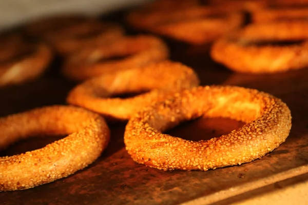 Delicioso Pão Assado Estético Natural — Fotografia de Stock