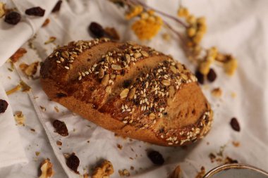 Lezzetli doğal estetik fırınlanmış ekmek