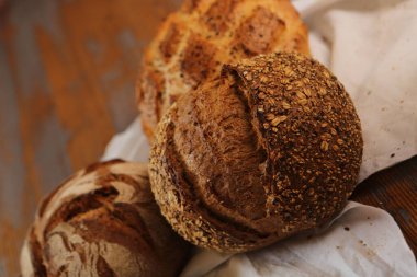 Lezzetli doğal estetik fırınlanmış ekmek