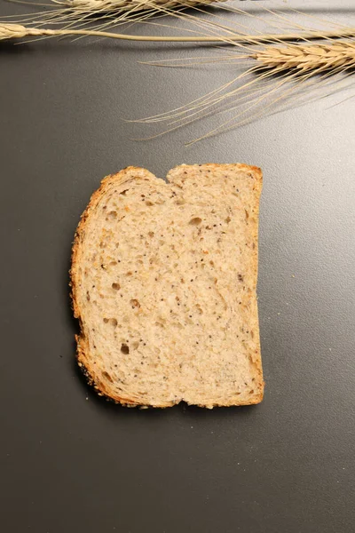 Delicioso Pão Assado Estético Natural — Fotografia de Stock