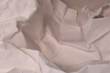 Beyaz buruşmuş kağıt arkaplan grunge doku arkaplanı