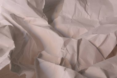 Beyaz buruşmuş kağıt arkaplan grunge doku arkaplanı