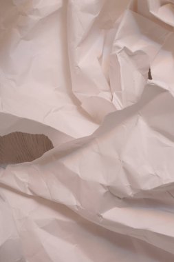 Beyaz buruşmuş kağıt arkaplan grunge doku arkaplanı