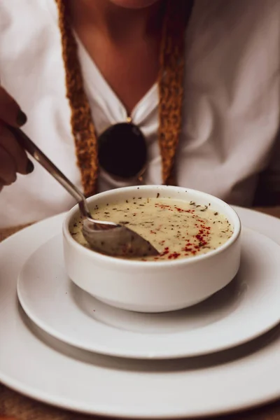 Delicious Soup Vegetable Soup Bowl — Stock Photo, Image