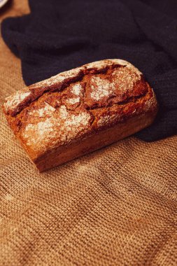 Lezzetli doğal estetik fırınlanmış ekmek