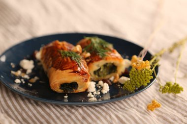 Lezzetli doğal estetik fırınlanmış ekmek