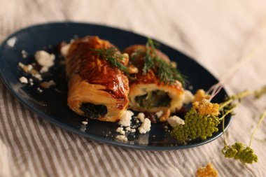 Lezzetli doğal estetik fırınlanmış ekmek