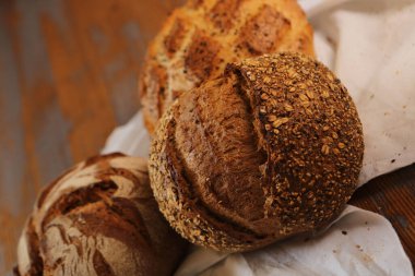 Lezzetli doğal estetik fırınlanmış ekmek