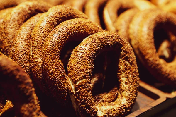 Delicioso Pão Assado Estético Natural — Fotografia de Stock