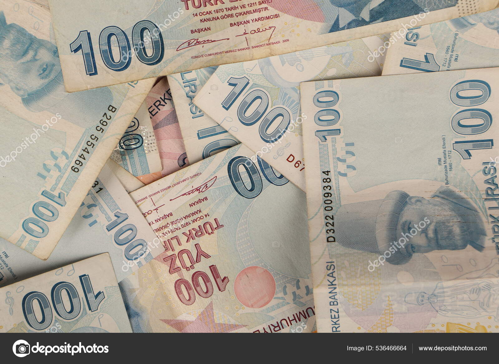 土耳其货币土耳其里拉钞票——图库图片© utkudemirsoy #536466664