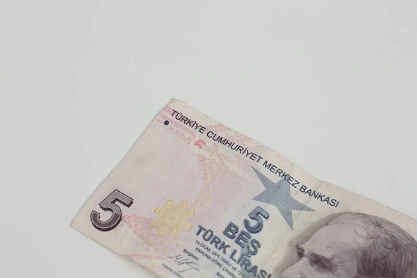 Tyrkisk Valuta Tyrkiske Lire Sedler - Stock-foto