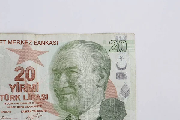 Türkische Währung Türkische Lira Banknoten — Stockfoto