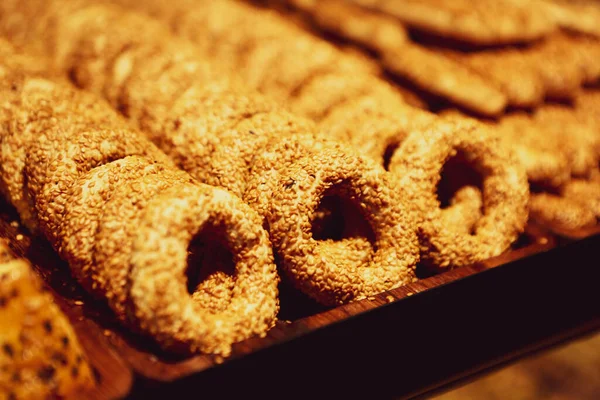 Gruppe Von Verschiedenen Cookies Schokochips Haferflocken Rosinen Weiße Schokolade — Stockfoto