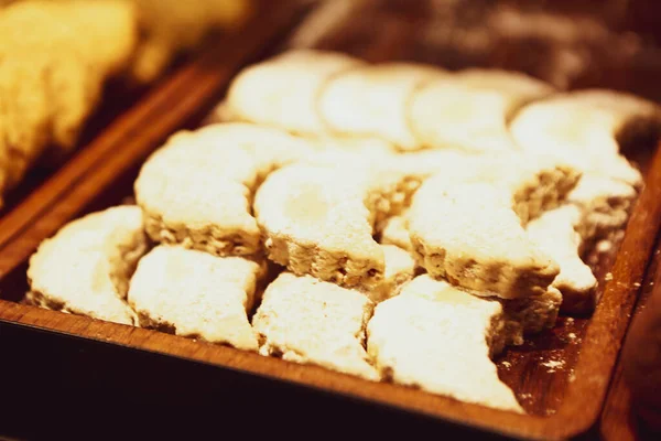 Grupo Galletas Surtidas Chip Chocolate Pasas Avena Chocolate Blanco —  Fotos de Stock