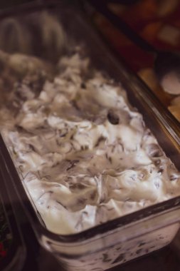 Geleneksel Türk ve Yunan yemek meze masası