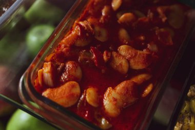 Geleneksel Türk ve Yunan yemek meze masası