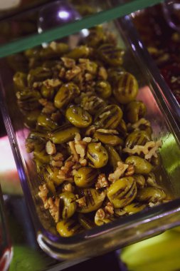 Geleneksel Türk ve Yunan yemek meze masası