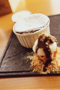 dondurma çikolatalı sufle