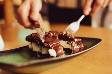 dondurma çikolatalı sufle