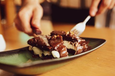 dondurma çikolatalı sufle