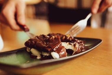 dondurma çikolatalı sufle