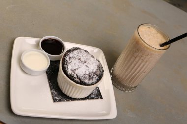 dondurma çikolatalı sufle