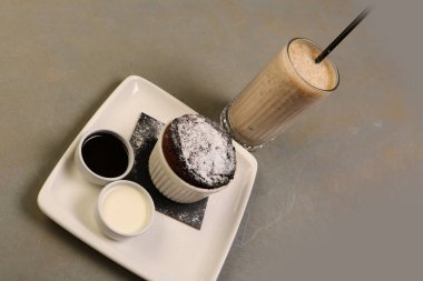 dondurma çikolatalı sufle