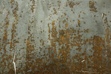 Paslı metal dokusu, eski grunge arkaplan