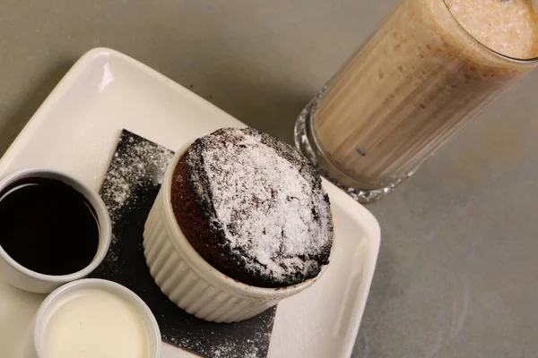 dondurma çikolatalı sufle