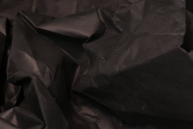 siyah buruşmuş kağıt arkaplan grunge doku arkaplanı