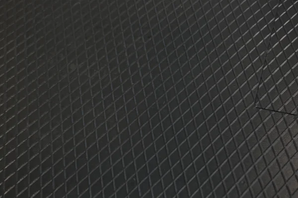 Schwarz Metall Textur Stahl Hintergrund Lochblech — Stockfoto