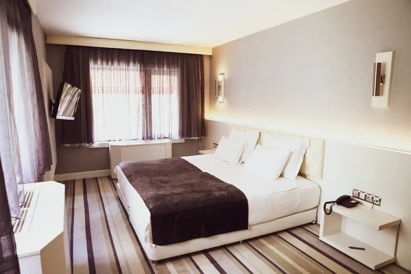 Comfort Hotelkamer Luxe Stijl — Stockfoto