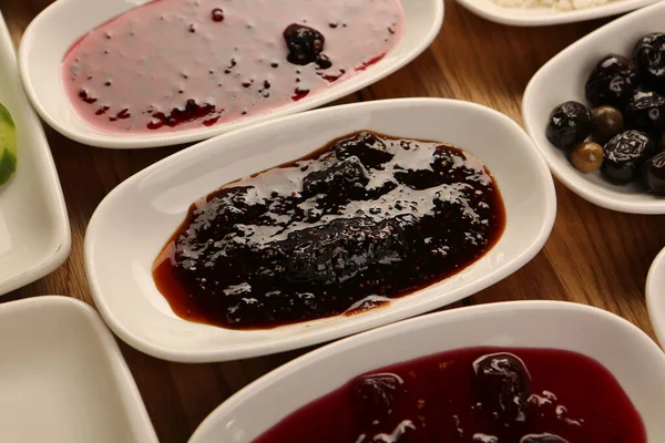 Rika Och Utsökt Turkisk Frukost — Stockfoto