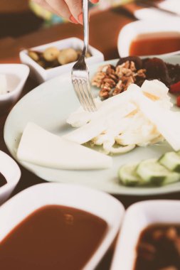 zengin ve leziz Türk Kahvaltı