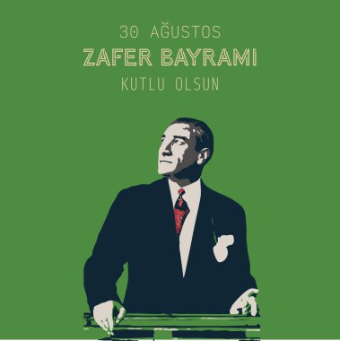 30 Ağustos Zafer Bayrami Günü Türkiye. Tercümesi: 30 Ağustos 'ta Türkiye' de zafer ve Ulusal Gün kutlandı. kutlama cumhuriyeti, tasarım unsurları için grafik